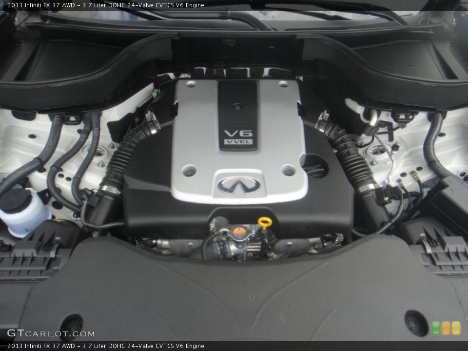 3.7 Liter DOHC 24-Valve CVTCS V6 2013 Infiniti FX Engine