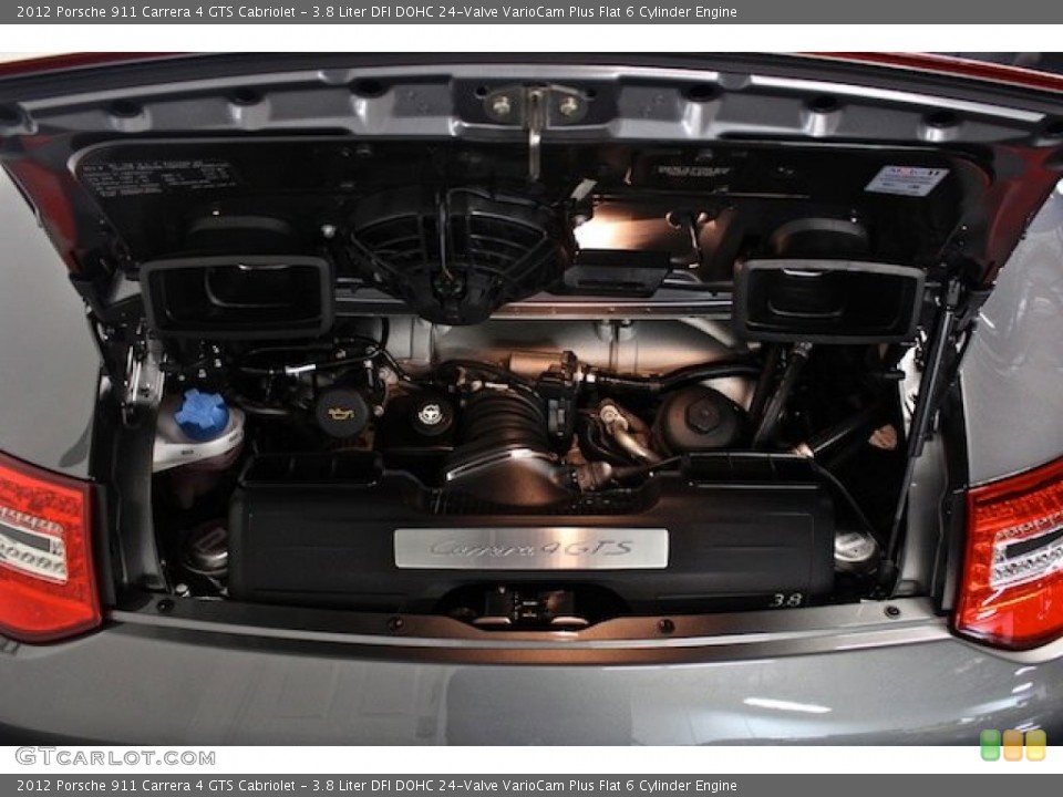 3.8 Liter DFI DOHC 24-Valve VarioCam Plus Flat 6 Cylinder 2012 Porsche 911 Engine