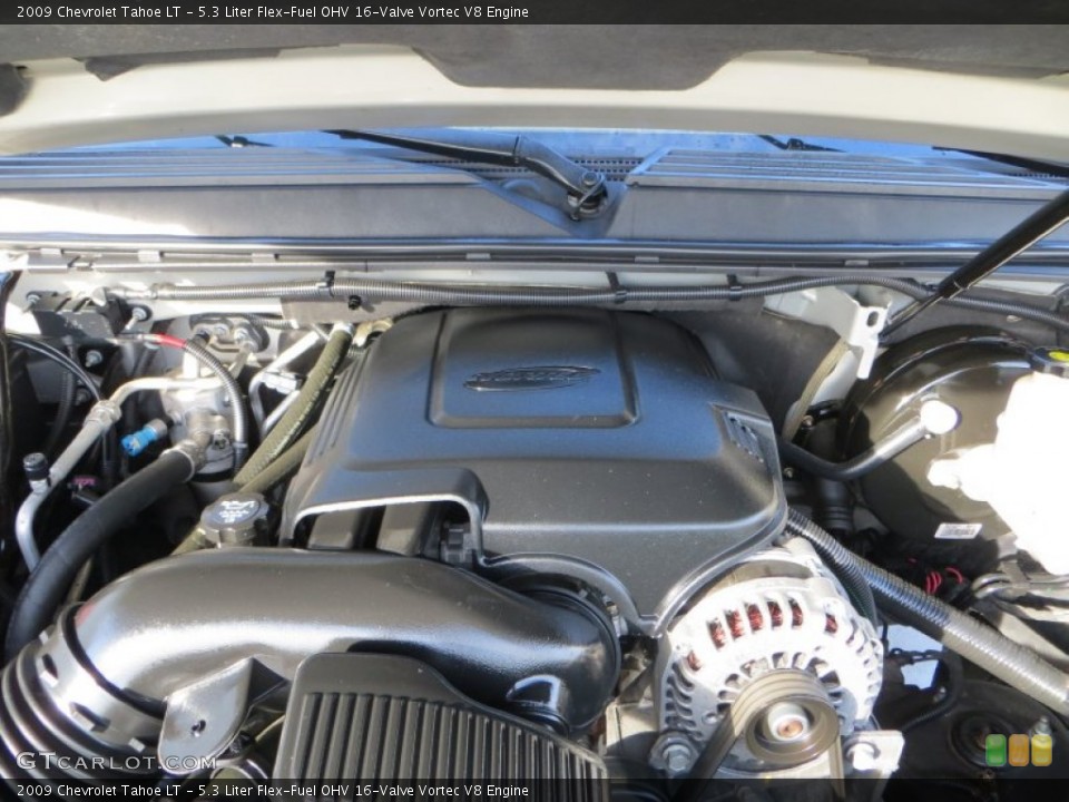 5.3 Liter Flex-Fuel OHV 16-Valve Vortec V8 Engine for the 2009 Chevrolet Tahoe #80817569