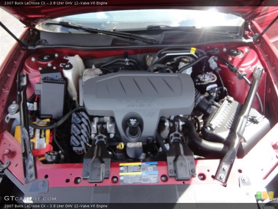 3.8 Liter OHV 12-Valve V6 Engine for the 2007 Buick LaCrosse #80832667