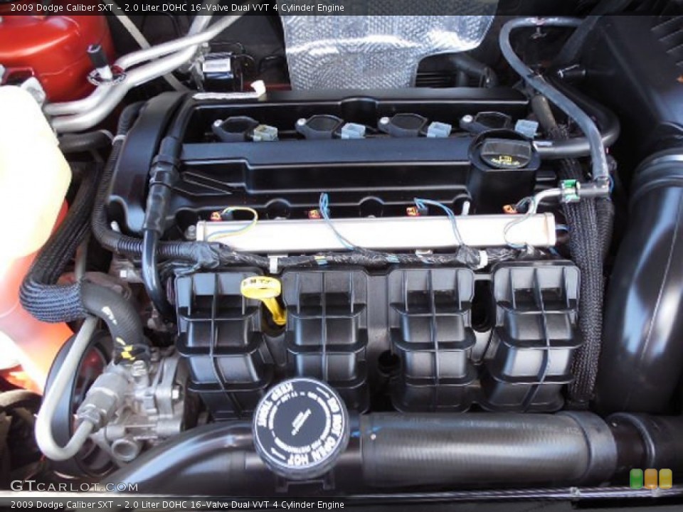 2.0 Liter DOHC 16-Valve Dual VVT 4 Cylinder 2009 Dodge Caliber Engine