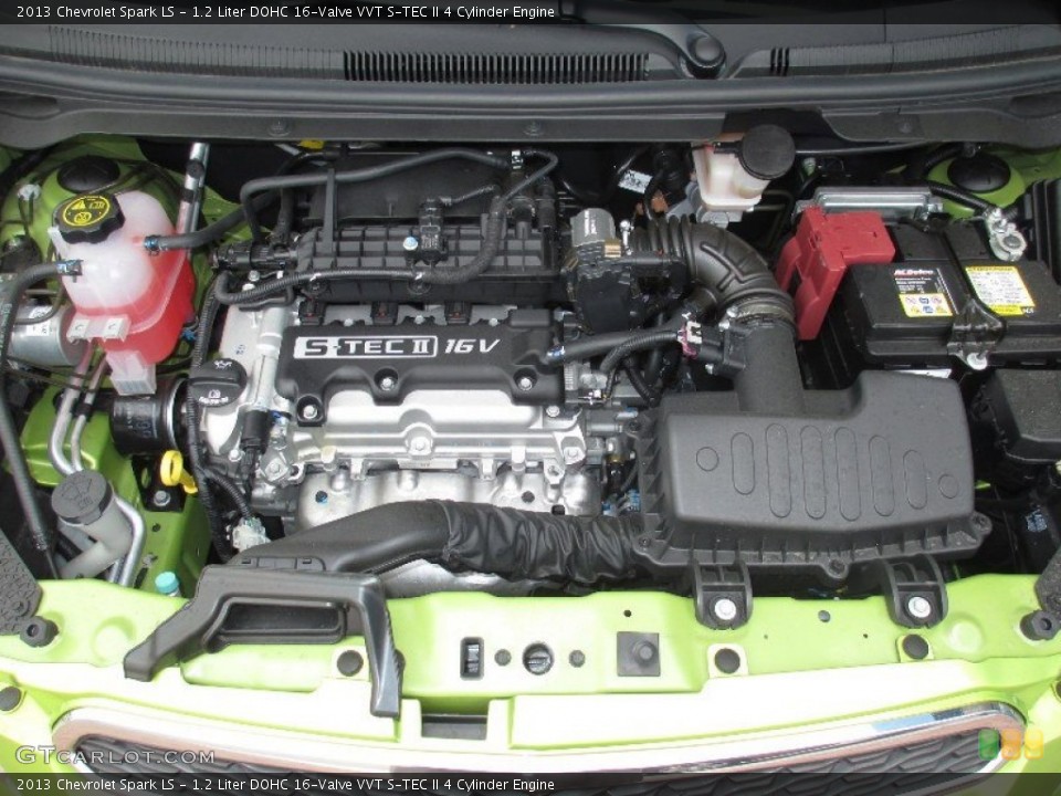 1.2 Liter DOHC 16-Valve VVT S-TEC II 4 Cylinder Engine for the 2013 Chevrolet Spark #80842983