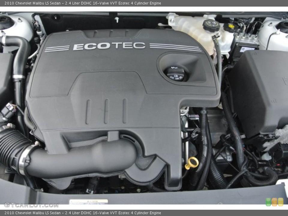 2.4 Liter DOHC 16-Valve VVT Ecotec 4 Cylinder Engine for the 2010 Chevrolet Malibu #80845522