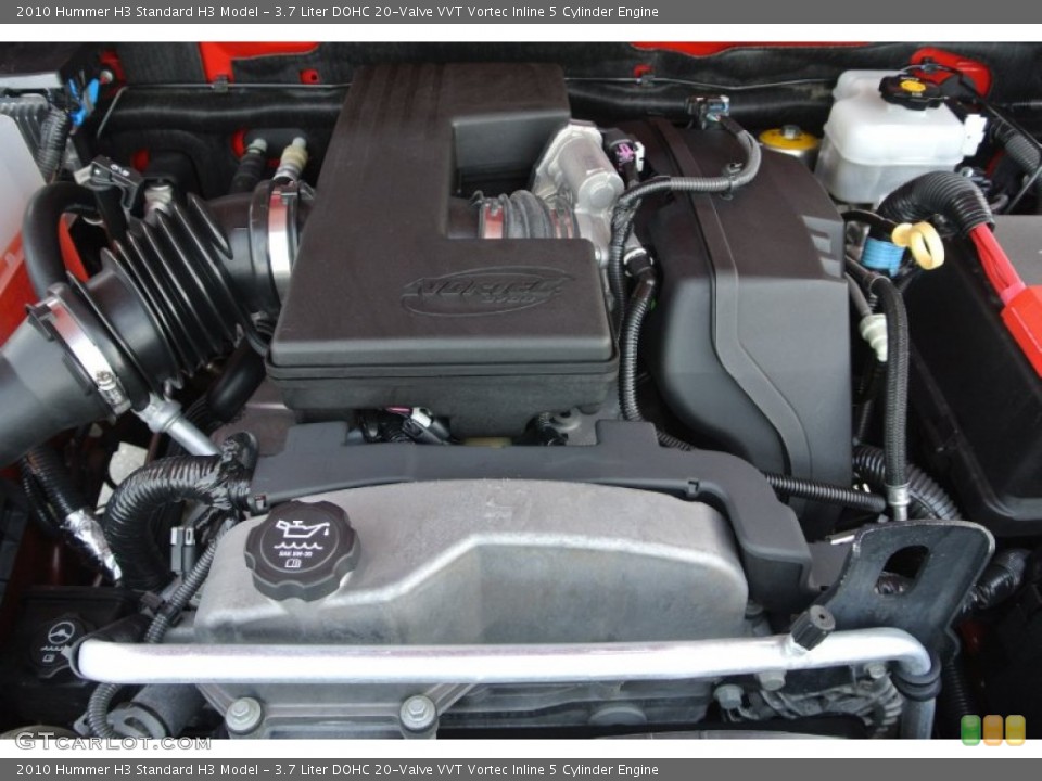 3.7 Liter DOHC 20-Valve VVT Vortec Inline 5 Cylinder Engine for the 2010 Hummer H3 #80846624