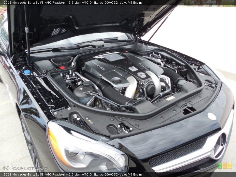 5.5 Liter AMG DI Biturbo DOHC 32-Valve V8 Engine for the 2013 Mercedes-Benz SL #80847395