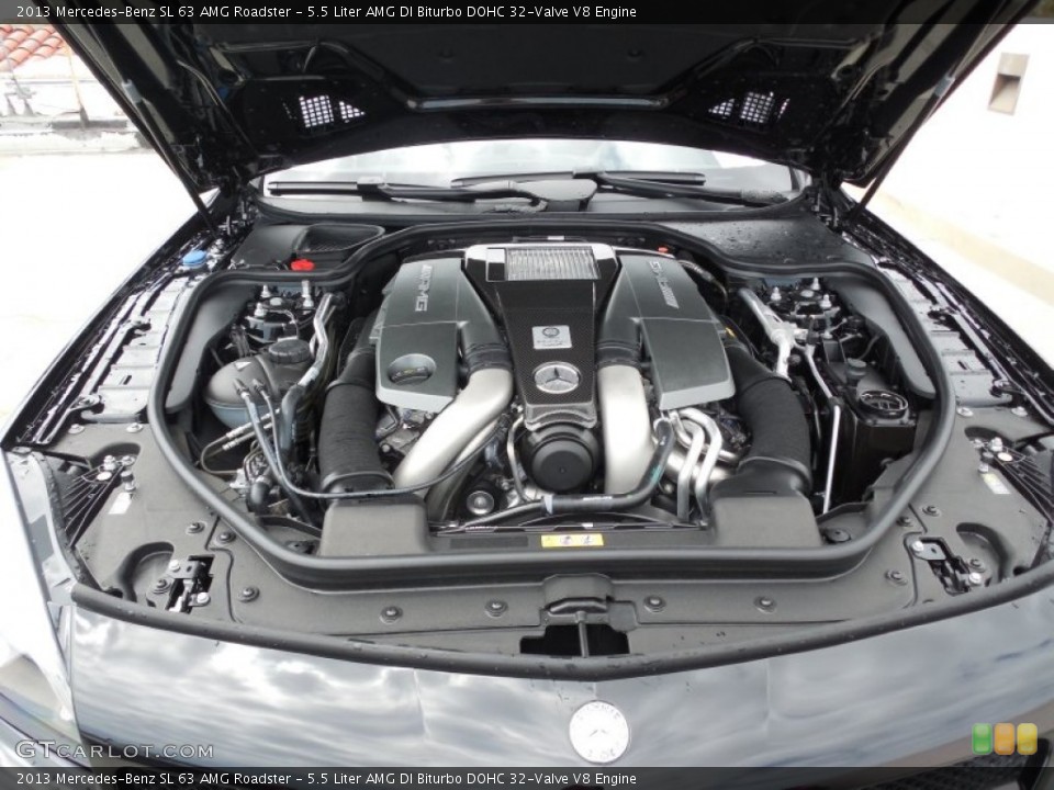 5.5 Liter AMG DI Biturbo DOHC 32-Valve V8 Engine for the 2013 Mercedes-Benz SL #80847418