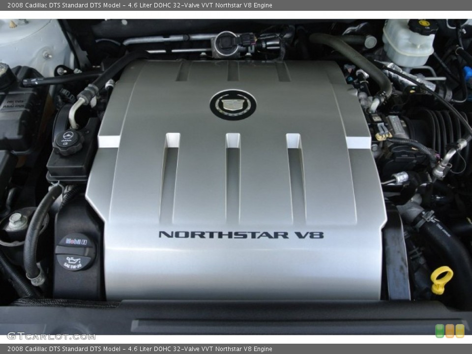 4.6 Liter DOHC 32-Valve VVT Northstar V8 2008 Cadillac DTS Engine