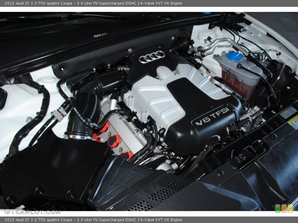 3.0 Liter FSI Supercharged DOHC 24-Valve VVT V6 Engine for the 2013 Audi S5 #80848813