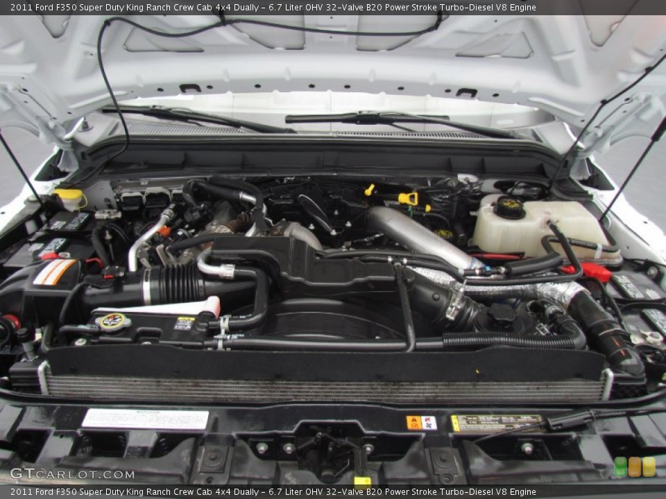 6.7 Liter OHV 32-Valve B20 Power Stroke Turbo-Diesel V8 Engine for the 2011 Ford F350 Super Duty #80850168