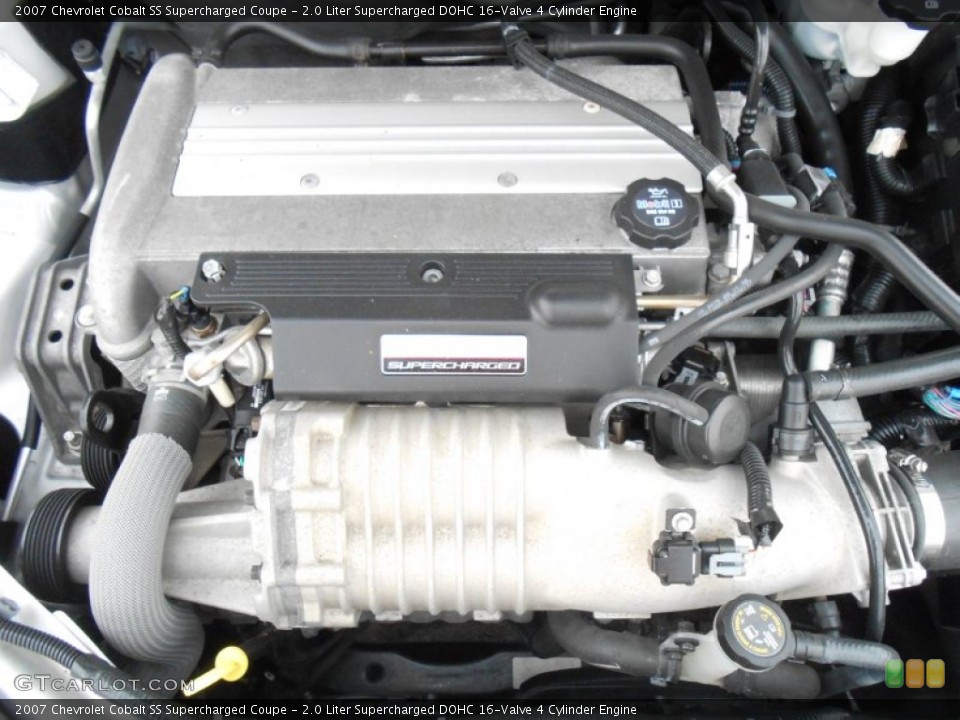 2.0 Liter Supercharged DOHC 16-Valve 4 Cylinder 2007 Chevrolet Cobalt Engine