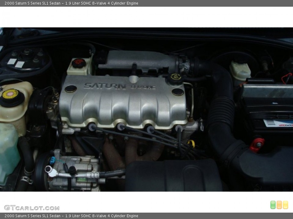 1.9 Liter SOHC 8-Valve 4 Cylinder 2000 Saturn S Series Engine
