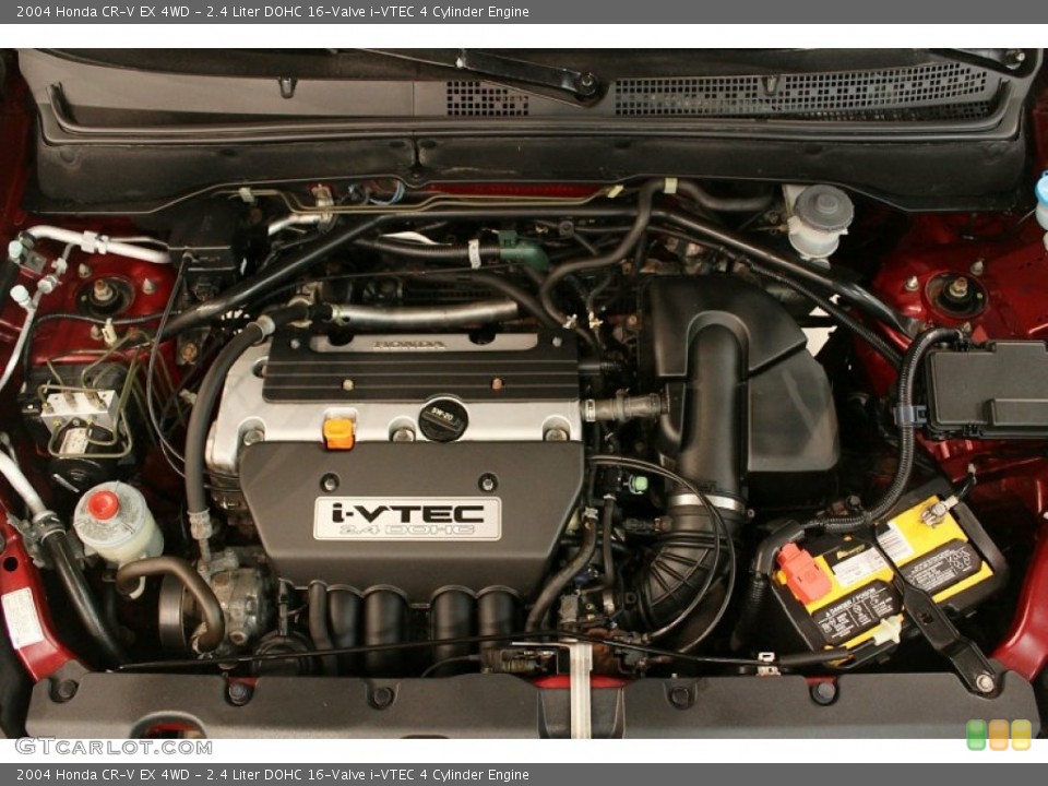 2.4 Liter DOHC 16-Valve i-VTEC 4 Cylinder 2004 Honda CR-V Engine