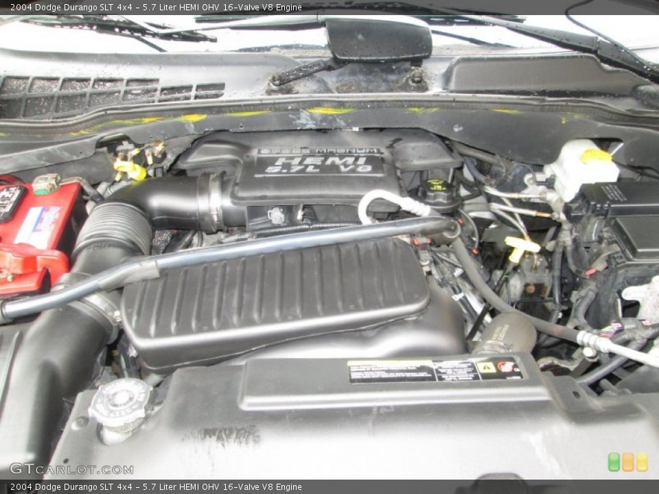 5.7 Liter HEMI OHV 16-Valve V8 Engine for the 2004 Dodge Durango #80869364