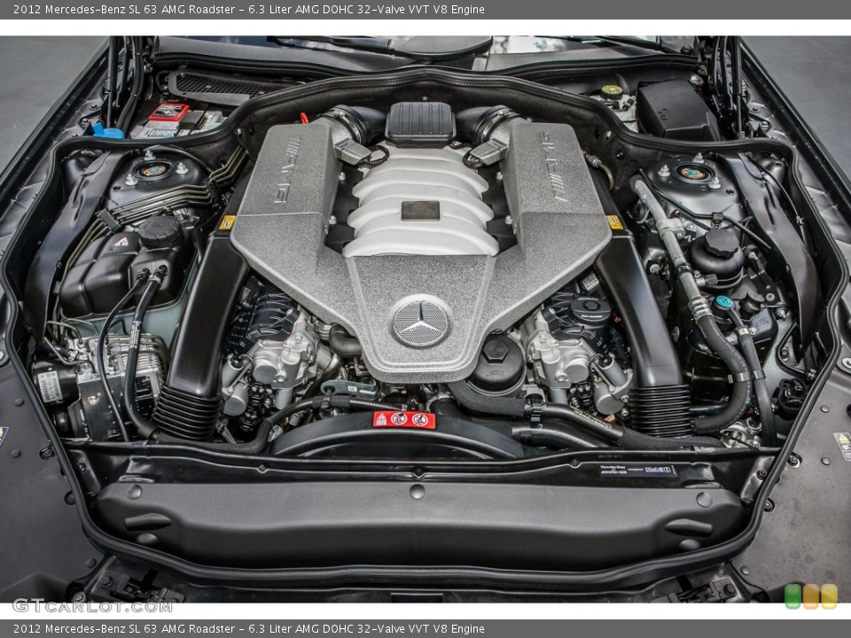 6.3 Liter AMG DOHC 32-Valve VVT V8 Engine for the 2012 Mercedes-Benz SL #80880783
