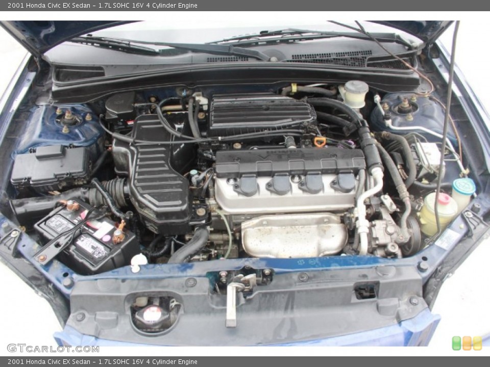 1.7L SOHC 16V 4 Cylinder Engine for the 2001 Honda Civic #80888354