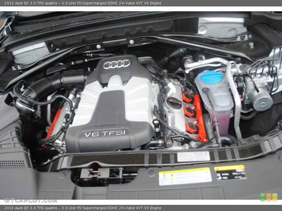 3.0 Liter FSI Supercharged DOHC 24-Valve VVT V6 Engine for the 2013 Audi Q5 #80898876