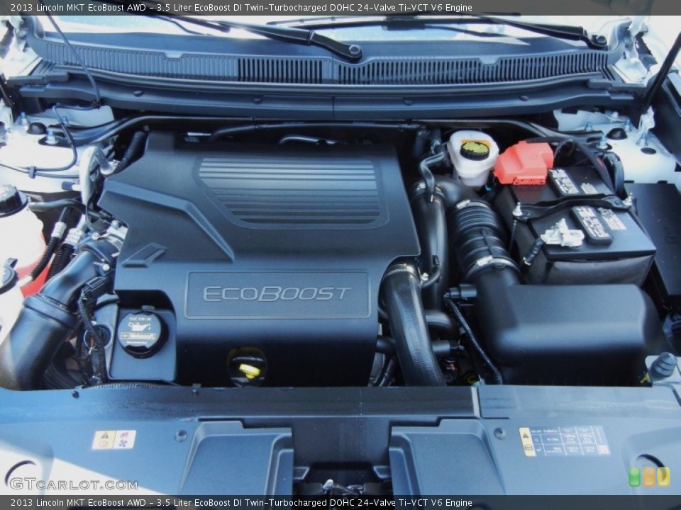 3.5 Liter EcoBoost DI Twin-Turbocharged DOHC 24-Valve Ti-VCT V6 Engine for the 2013 Lincoln MKT #80902695