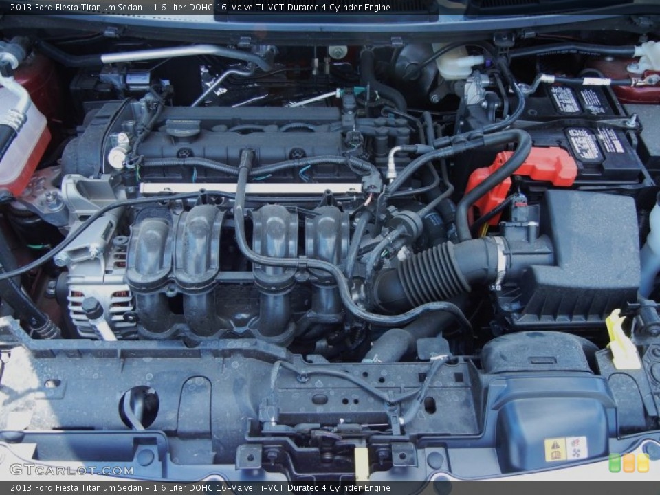 1.6 Liter DOHC 16-Valve Ti-VCT Duratec 4 Cylinder Engine for the 2013 Ford Fiesta #80904057