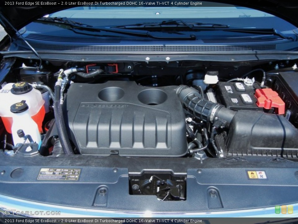 2.0 Liter EcoBoost DI Turbocharged DOHC 16-Valve Ti-VCT 4 Cylinder Engine for the 2013 Ford Edge #80904988