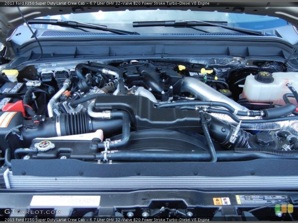 6.7 Liter OHV 32-Valve B20 Power Stroke Turbo-Diesel V8 Engine for the 2013 Ford F350 Super Duty #80906215