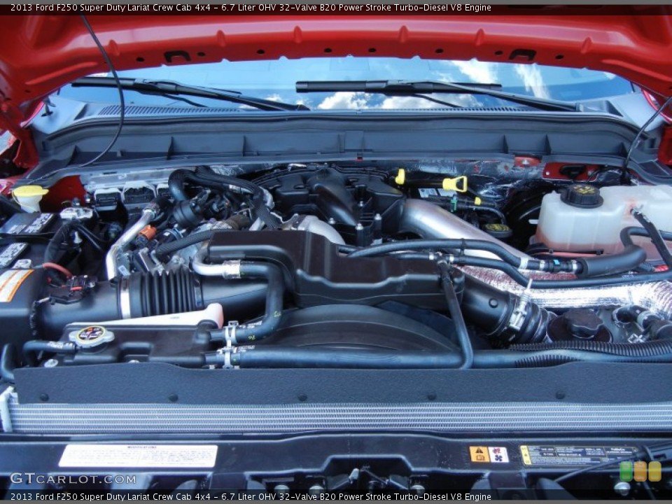 6.7 Liter OHV 32-Valve B20 Power Stroke Turbo-Diesel V8 Engine for the 2013 Ford F250 Super Duty #80906511