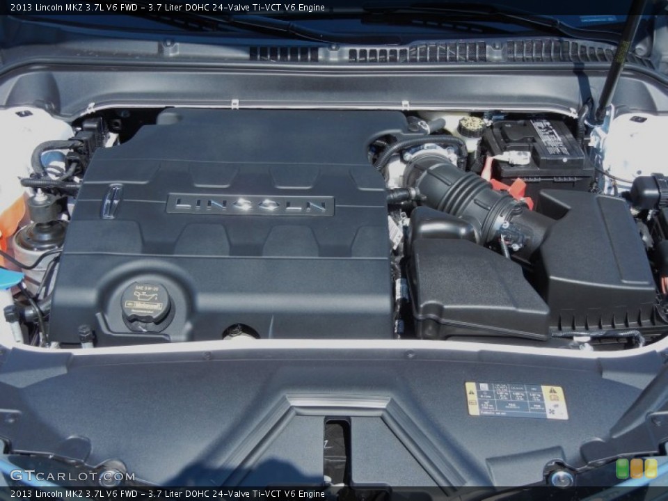 3.7 Liter DOHC 24-Valve Ti-VCT V6 Engine for the 2013 Lincoln MKZ #80908947