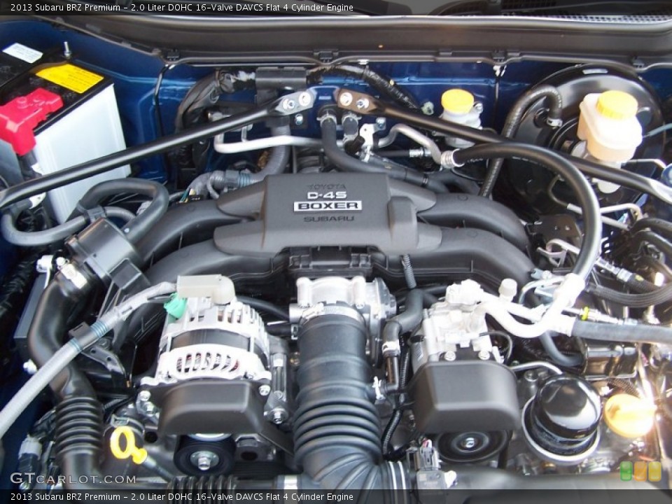 2.0 Liter DOHC 16-Valve DAVCS Flat 4 Cylinder Engine for the 2013 Subaru BRZ #80909802