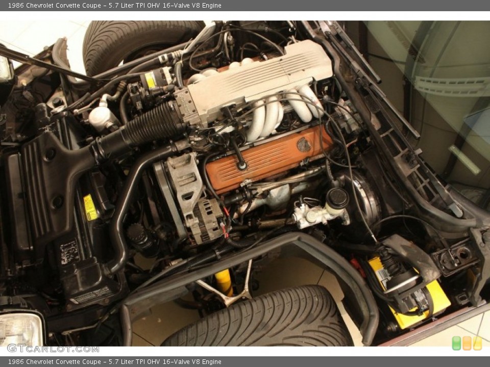 5.7 Liter TPI OHV 16-Valve V8 Engine for the 1986 Chevrolet Corvette #80911813