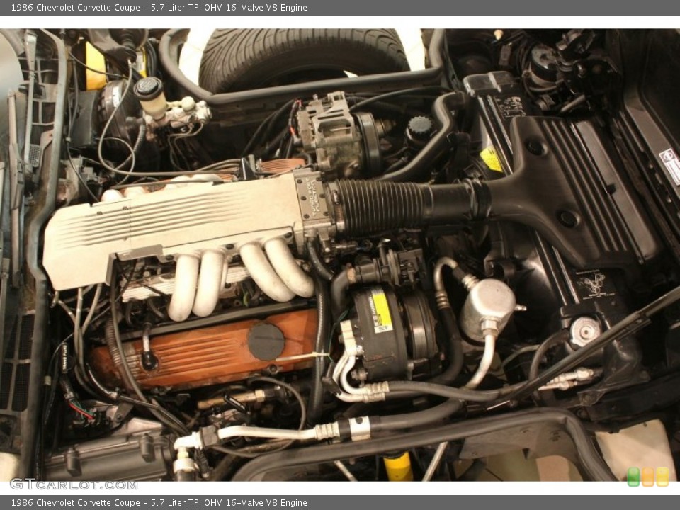 5.7 Liter TPI OHV 16-Valve V8 Engine for the 1986 Chevrolet Corvette #80911874