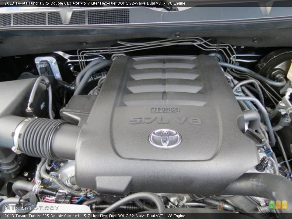 5.7 Liter Flex-Fuel DOHC 32-Valve Dual VVT-i V8 Engine for the 2013 Toyota Tundra #80920400