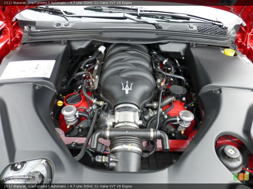 4.7 Liter DOHC 32-Valve VVT V8 Engine for the 2012 Maserati GranTurismo #80935377