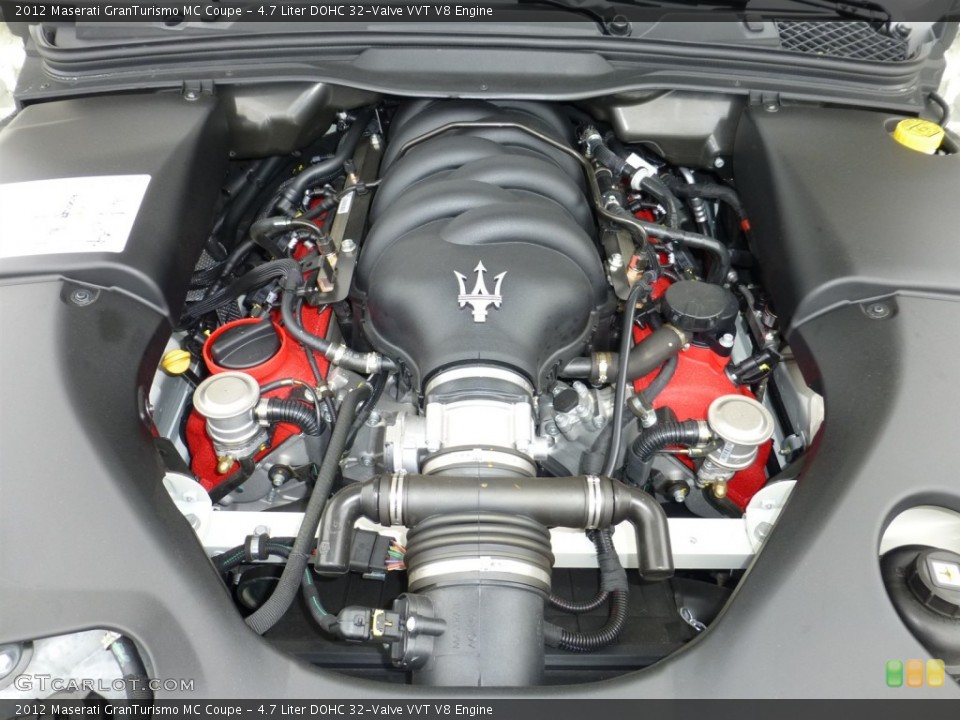 4.7 Liter DOHC 32-Valve VVT V8 Engine for the 2012 Maserati GranTurismo #80936697