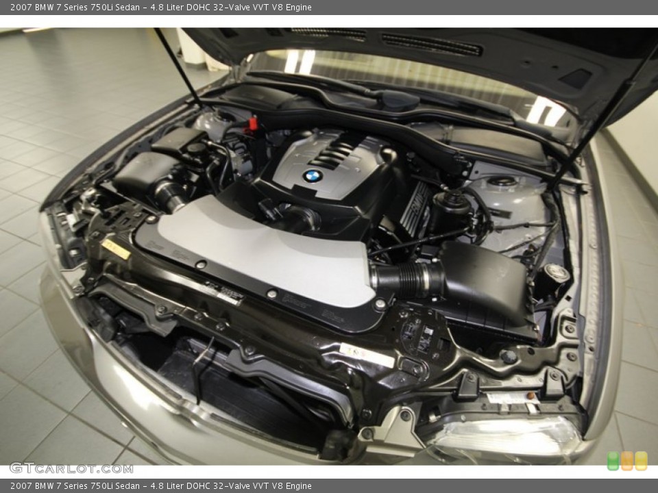 4.8 Liter DOHC 32-Valve VVT V8 Engine for the 2007 BMW 7 Series #80943672