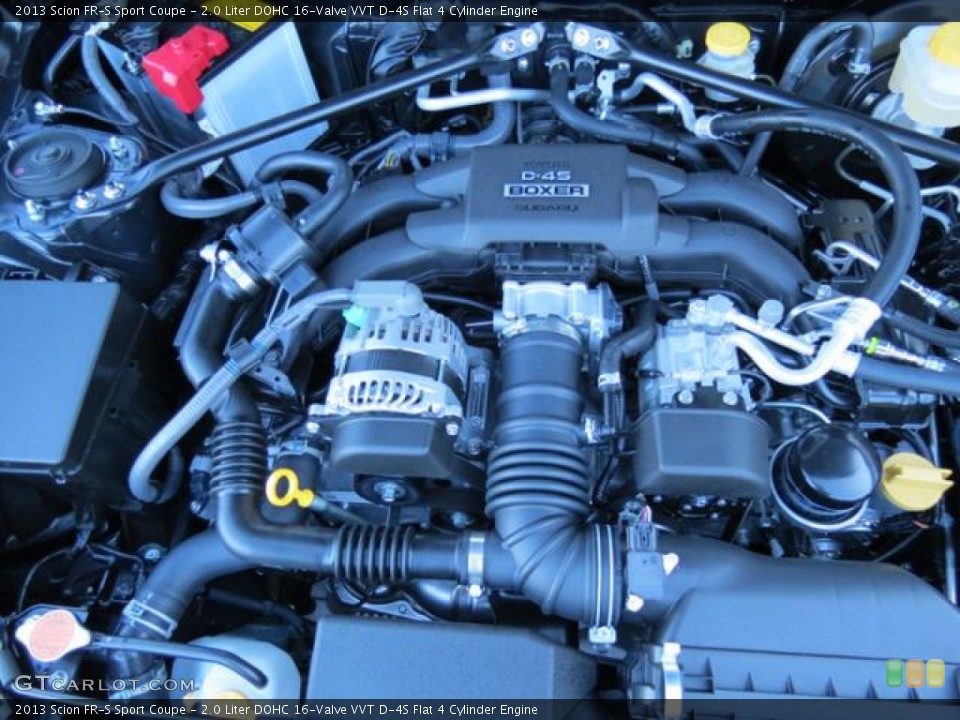 2.0 Liter DOHC 16-Valve VVT D-4S Flat 4 Cylinder Engine for the 2013 Scion FR-S #80953917