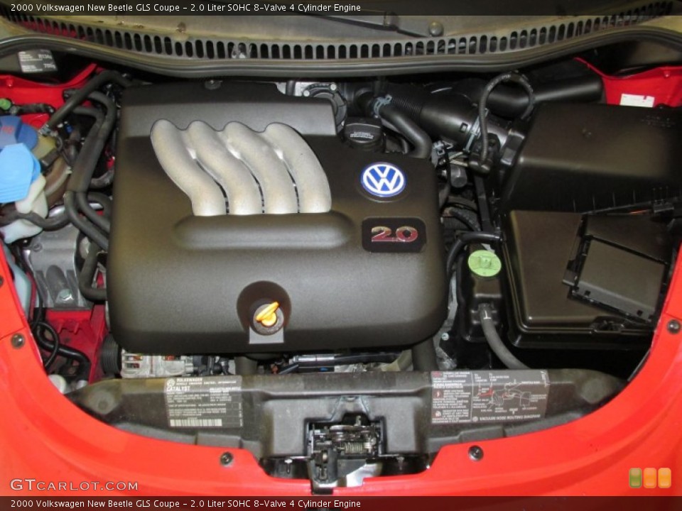 2.0 Liter SOHC 8-Valve 4 Cylinder 2000 Volkswagen New Beetle Engine
