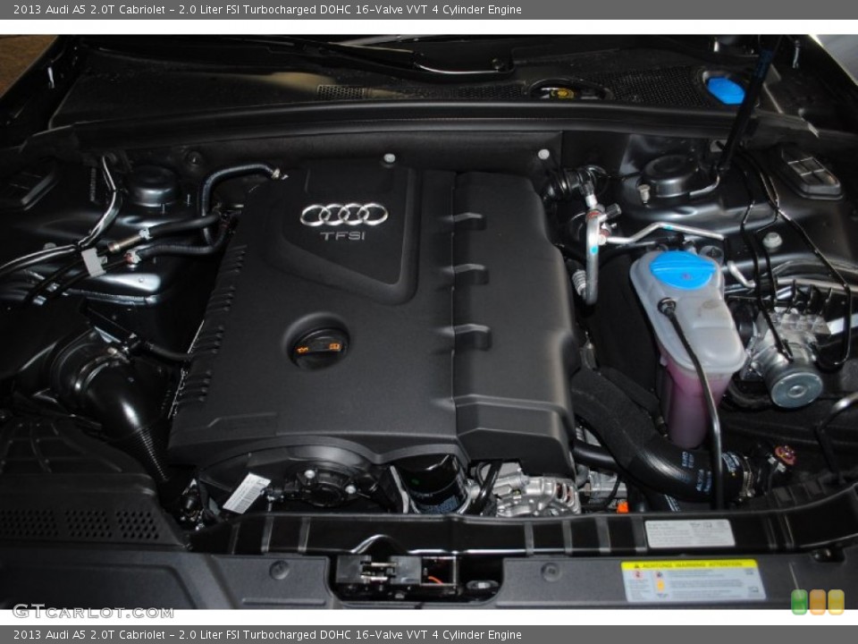 2.0 Liter FSI Turbocharged DOHC 16-Valve VVT 4 Cylinder Engine for the 2013 Audi A5 #80958713