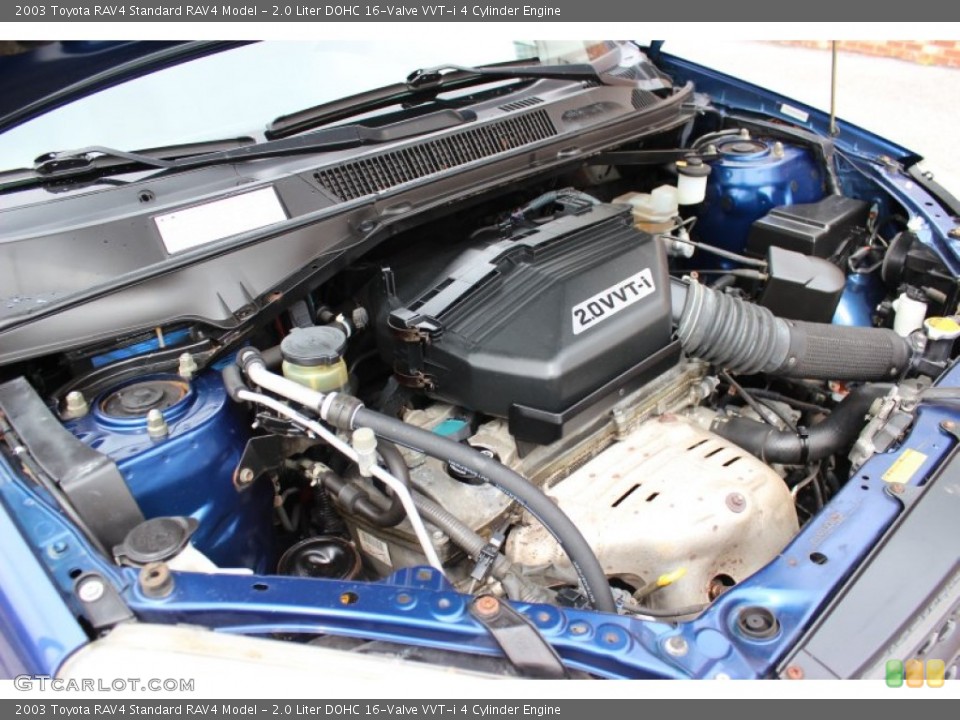 2.0 Liter DOHC 16-Valve VVT-i 4 Cylinder Engine for the 2003 Toyota RAV4 #80964385