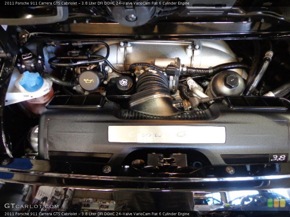 3.8 Liter DFI DOHC 24-Valve VarioCam Flat 6 Cylinder Engine for the 2011 Porsche 911 #80966493