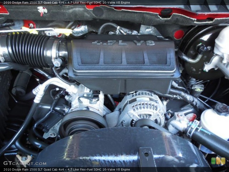 4.7 Liter Flex-Fuel SOHC 16-Valve V8 Engine for the 2010 Dodge Ram 1500 #80978204