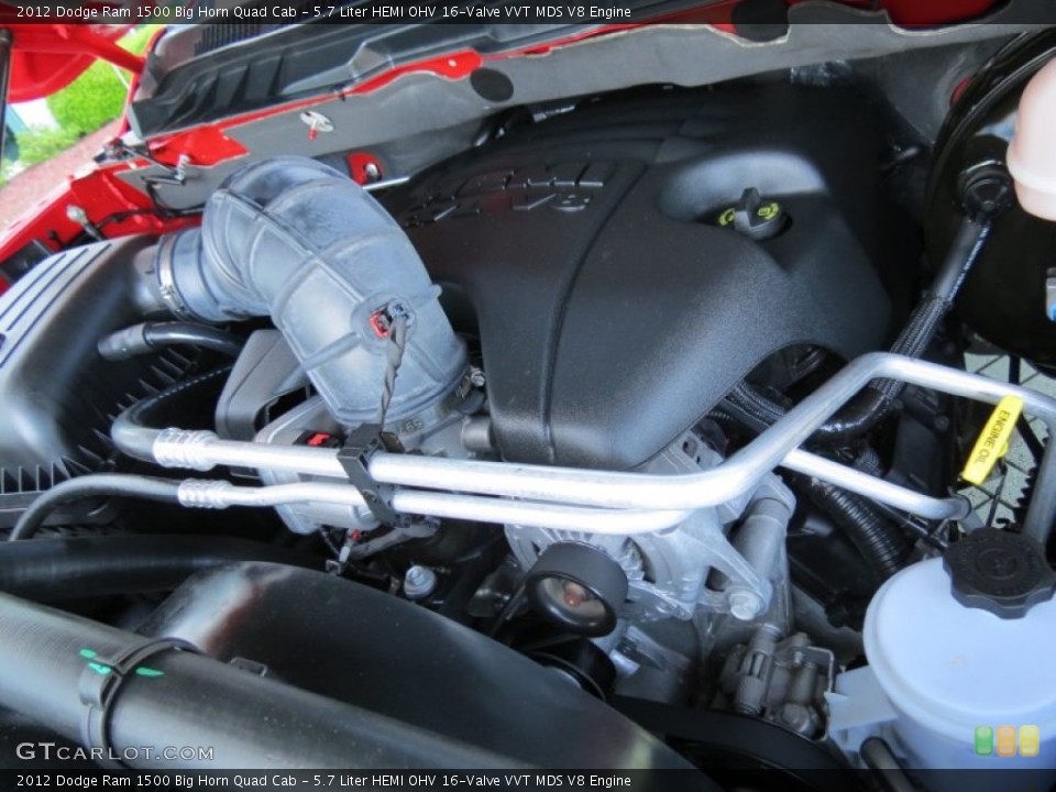 5.7 Liter HEMI OHV 16-Valve VVT MDS V8 Engine for the 2012 Dodge Ram 1500 #80978756