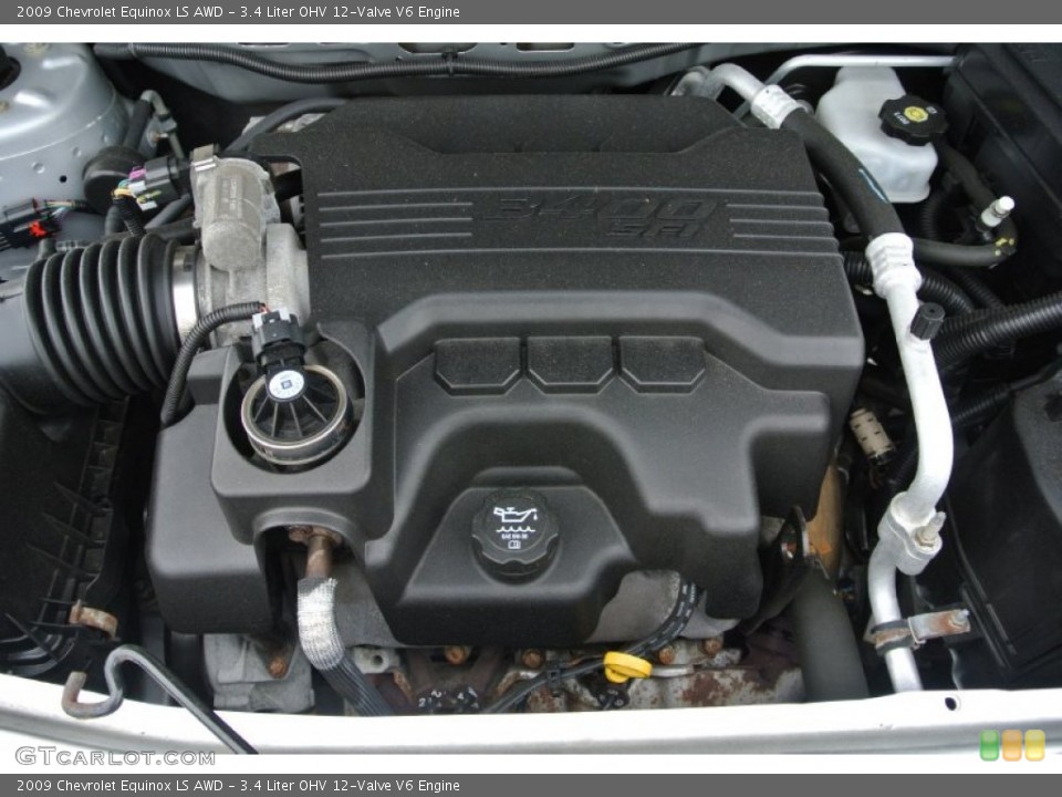 3.4 Liter OHV 12-Valve V6 Engine for the 2009 Chevrolet Equinox #80979358