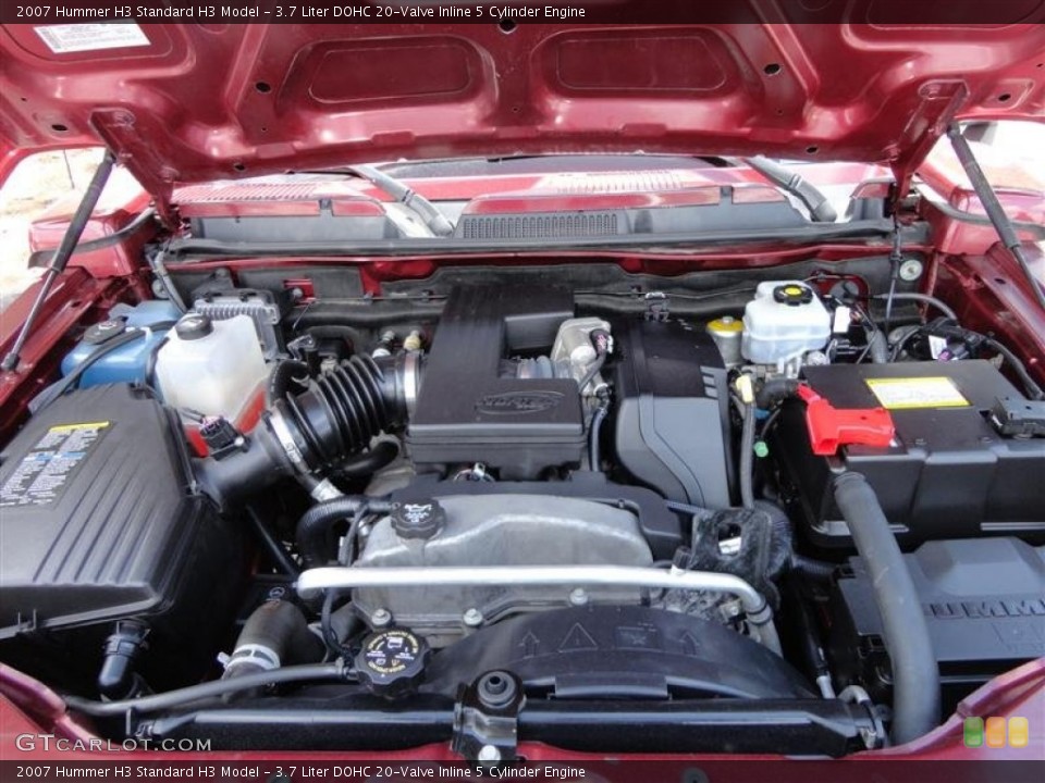 3.7 Liter DOHC 20-Valve Inline 5 Cylinder Engine for the 2007 Hummer H3 #80980247