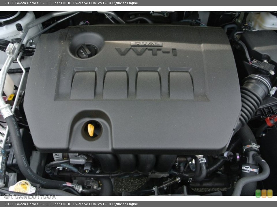 1.8 Liter DOHC 16-Valve Dual VVT-i 4 Cylinder Engine for the 2013 Toyota Corolla #80981825