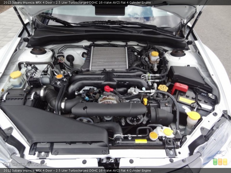 2.5 Liter Turbocharged DOHC 16-Valve AVCS Flat 4 Cylinder Engine for the 2012 Subaru Impreza #80991765