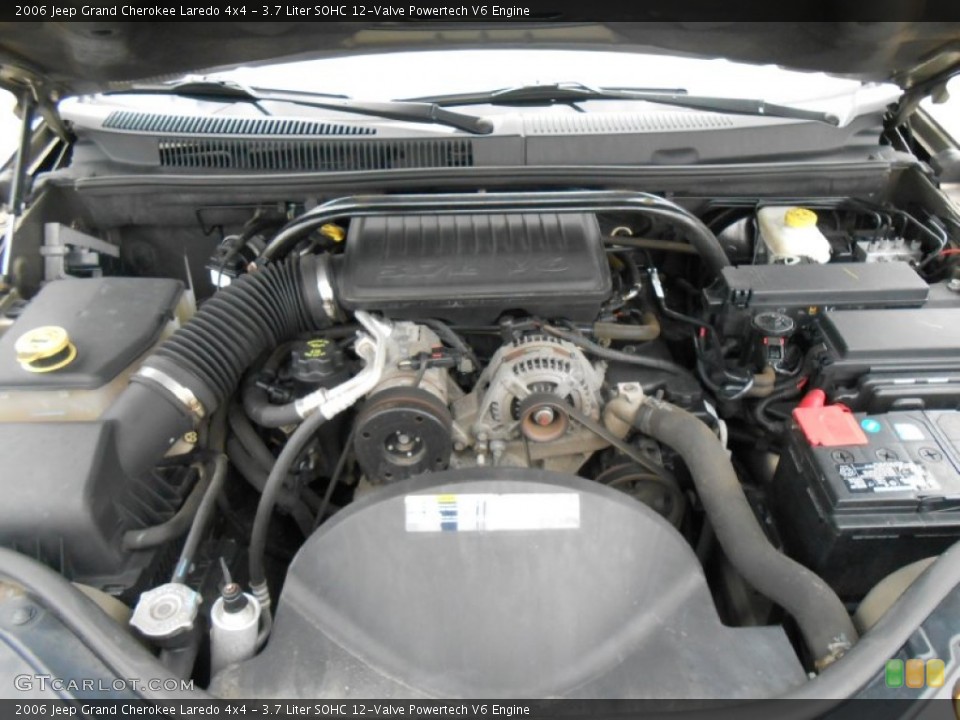 3.7 Liter SOHC 12-Valve Powertech V6 Engine for the 2006 Jeep Grand Cherokee #80992893