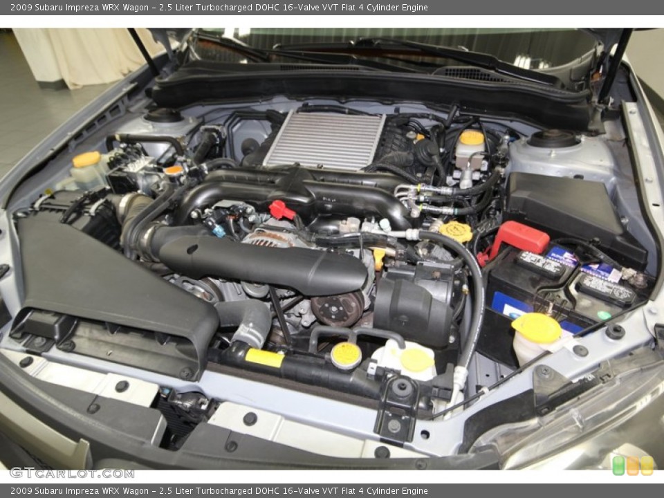 2.5 Liter Turbocharged DOHC 16-Valve VVT Flat 4 Cylinder Engine for the 2009 Subaru Impreza #80995755