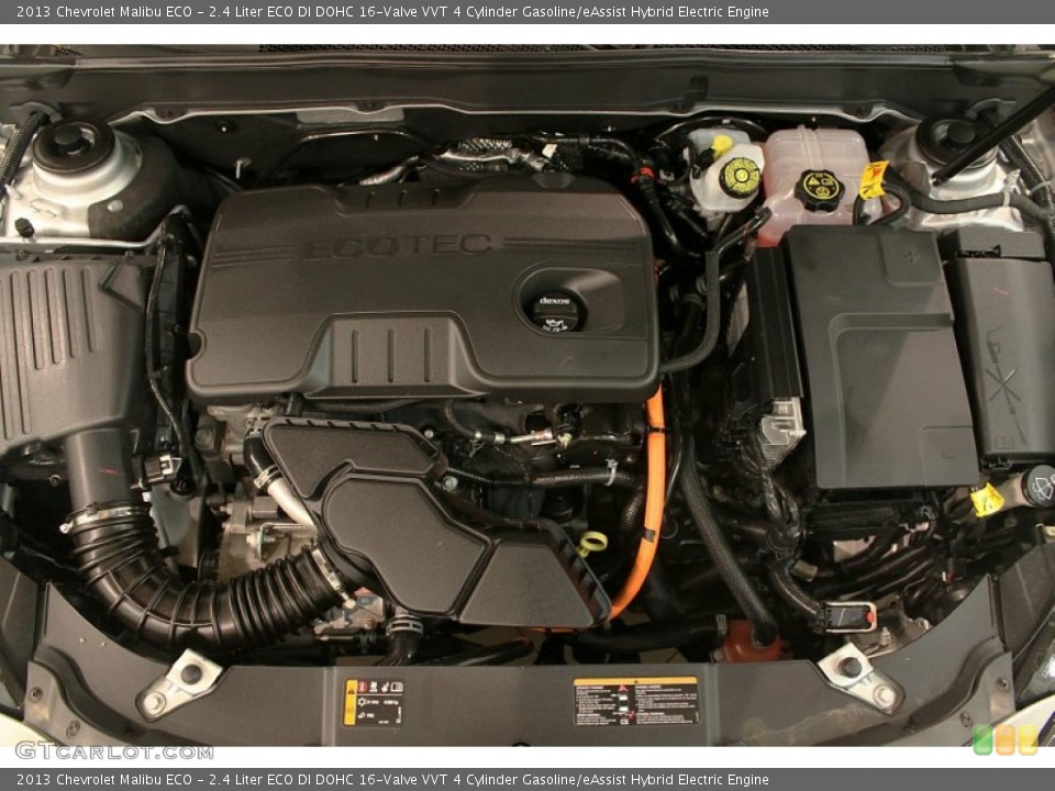 2.4 Liter ECO DI DOHC 16-Valve VVT 4 Cylinder Gasoline/eAssist Hybrid Electric 2013 Chevrolet Malibu Engine