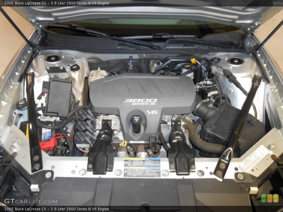 3.8 Liter 3800 Series III V6 2005 Buick LaCrosse Engine