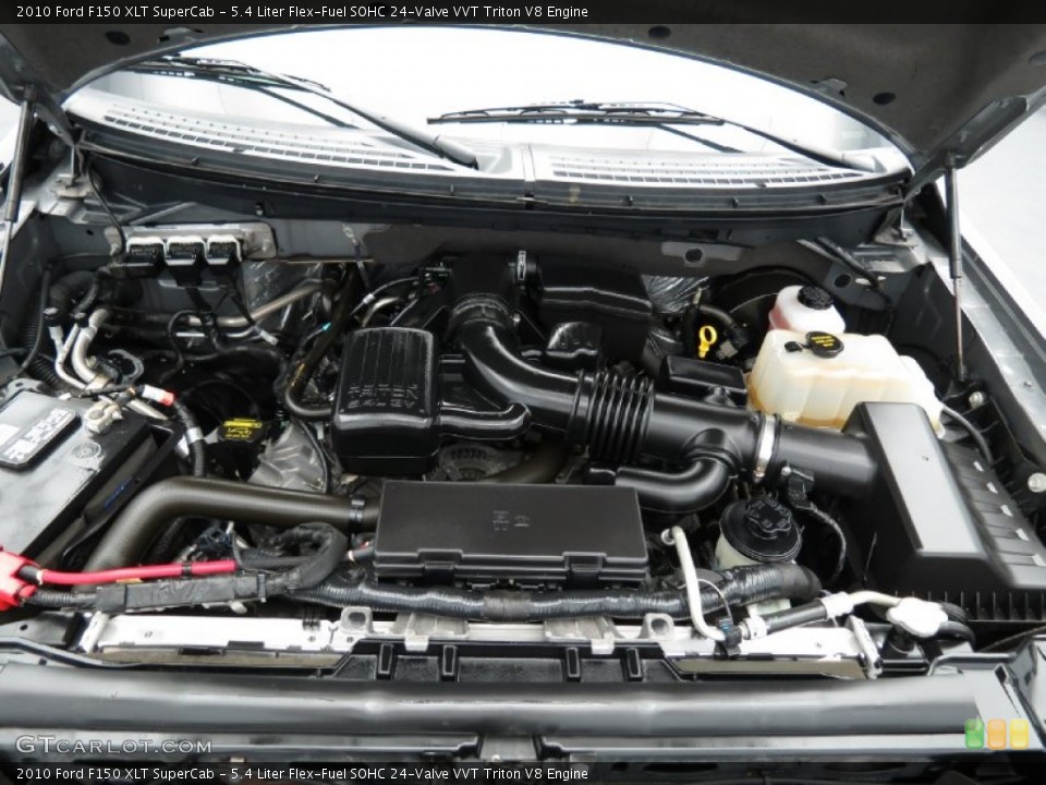 5.4 Liter Flex-Fuel SOHC 24-Valve VVT Triton V8 Engine for the 2010 Ford F150 #81022489