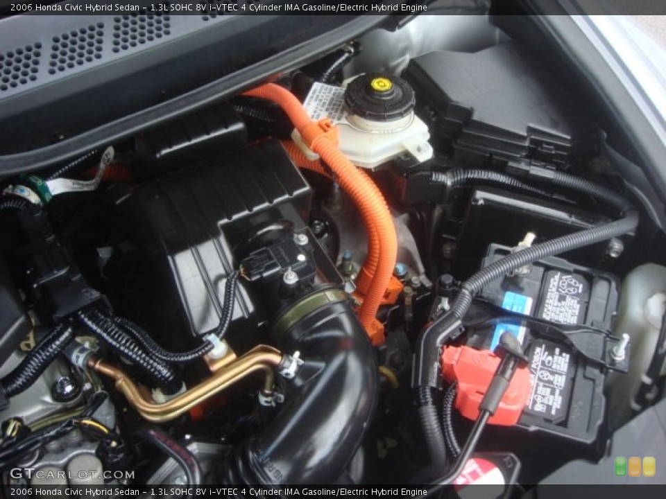 1.3L SOHC 8V i-VTEC 4 Cylinder IMA Gasoline/Electric Hybrid Engine for the 2006 Honda Civic #81026139
